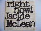 JACKIE MCLEAN Right Now BLUE NOTE BST 84215 Van Gelder Liberty Stereo Jazz LP