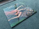 ROXY MUSIC Stranded UK pink rim vinyl LP EX+/EX+ A-3 B-1 fully laminated