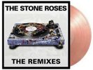 STONE ROSES THE REMIXES LIMITED 0641/3000 TRANSPARENT & RED SWIRLED 2x LP VINYL
