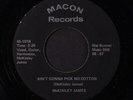 MCKINLEY JAMES: tuskegee boogie / ain't gonna pick no cotton MACON  7