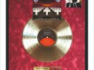 Metallica Master Of Puppets 1986 Gold Metallized Record Mounted In Frame