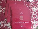 Erato STE 50006/9 4LP Stereo ED1 Bach Matthaus Passion Fritz Werner Near Mint