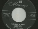 DOOWOP R&B - JIMMY RICKS & the RAVENS - WITHOUT A SONG - HEAR -1953 MERCURY