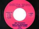 Modern Soul Jazz 45 - Ike Paggett - Ain't No Sunshine - Delta Wind - NM obscure