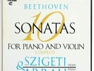 JOSEPH SZIGETI & CLAUDIO ARRAU Beethoven violin sonatas vanguard SRV 300 Box