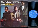 BOBBY TIMMONS TRIO In Person LP RIVERSIDE RLP 391 US '61 DG MONO JAZZ Ron Carter