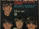 The BEATLES Thank You Girl 45 VJ #587 Italy Import Picture Sleeve Bluebell  1964