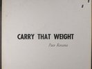 PACO ROSSANA: carry that weight TOPAZ 12