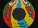 RUTH MCFADDEN: do it up right / i'll cry Sure-Shot 7