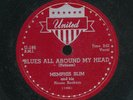 78tk-Blues-UNITED 186-Memphis Slim-(Blues all around my head/Memphis Slim USA)