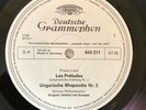 UNPLAYED DGG 643211 WHITE TEST-LISZT, SMETANA,TSCHAIKOWSKY-HERBERT VON KARAJAN