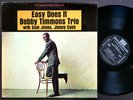 BOBBY TIMMONS TRIO Easy Does It LP RIVERSIDE RECORDS RLP-9363 US 1961 Sam Jones