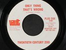 TWENTIETH CENTURY ZOO: only thing that's wrong / stallion of fate Vault 7
