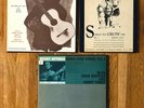3 Vintage WOODY GUTHRIE LP RECORDS with INSERTS Folkway FA-2484, FA-2481, FP-5