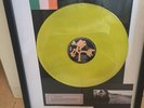 U2 Yellow Vinyl LP disc Framed The Joshua Tree