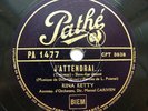 78rpm RINA KETTY - J'attendrai / Sombreros et Mantilles RARE PATHE French 1938
