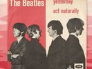 BEATLES 45. Denmark. YESTERDAY. ACT NATURALLY. 1965. Odeon Black DK1635. EX.