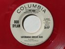 BOB DYLAN Subterranean Homesick Blues 7” 45 US Columbia 1965 promo Red Vinyl Wax