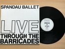 SPANDAU BALLET Through the Barricades Rome 1986 Vinyl LP RARE