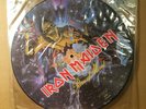 SEAX-12306 Iron Maiden Picture Disk Piece of Mind 1983 EMI Hype Sticker