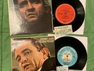 Johnny Cash (2) Compact Jukebox EP 33 RPM.  Mini LP's, Used with title strips