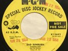 Ronnie Isle - Bad Sunburn / Wicked 45 MGM rockabilly promo