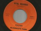 GARAGE FUZZ PSYCH - McDONALD'S FARM - EXCITED  /  DEEP FEELING  -HEAR 1968 VITAL