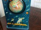 wind up vintage tin space toy sputnik tinplate clockwork lithograph 1958
