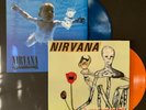 Nirvana Vinyl LPs - Nevermind blue, Incesticide orange (Kurt Cobain, Dave Grohl)