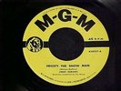 RARE XMAS POP 45 JIMMY DURANTE Frosty The Snowman/Christmas Comes MGM 30257 Ex