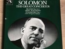 SOLOMON piano concertos TSCHAIKOWSKY GRIEG BRAHMS .. UK ED1 HMV 4LP Box MINT