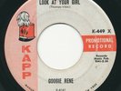 Soul 45 - GOOGIE RENE Look At Your Girl KAPP Killer R&B Hammond Instro HEAR
