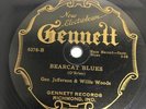 78 RPM George Jefferson Aka: Lonnie Johnson  Bearcat Blues Gennett