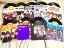 BEATLES 45 RPM AND PICTURE SLEEVE 9 PIECE LOT