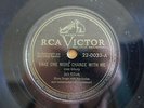JAZZ GILLUM 1949 BLUES 78 TAKE ONE MORE CHANCE WITH ME  US RCA VICTOR 22-0033 E-