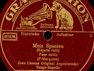 JUAN LLOSSAS ORIG. ARGENT. TANGO-KAPELLE  Mein Spanien / Alma Andalusia   S9012