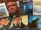 EX RARE 1960s-70s JOHNNY CASH LP LOT-Christmas Spirit,Hymns,San Quentin--MINT