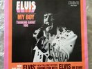 ELVIS PRESLEY MY BOY/THINKING ABOUT YOU RARE 45 PICTURE SLEEVE ONLY NEAR MINT