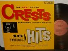 CRESTS 1962 R&B, DOO-WOP GROUP LP BEST OF 16 FABULOUS HITS RE NM VPI NR