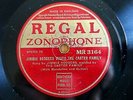 V. RARE 78 JIMMIE RODGERS VISITS THE CARTER FAMILY UK Regal Zonophone MR 3164 V+