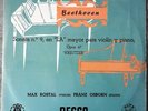Beethoven Violin Sonata Kreutzer Max Rostal Decca LXT 2732 ED1 NM
