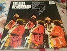 Leslie West Signed Mountain Lp Best Of 3 Leslie West Corky Laing Steve Knight
