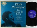Dinah Washington - For Those In Love LP - EmArcy - MG 36011 Mono DG