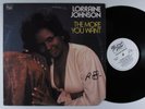 LORRAINE JOHNSON The More You Want PRELUDE LP VG+ **