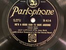 LILY LAPIDUS w/ ARTHUR ROSEBERY’S KIT-CAT BAND - ‘AM I BLUE?’ PARLOPHONE 78
