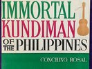 CONCHING ROSAL Immortal Kundiman of Philippines LP VILLAR Leopoldo Silos RARE