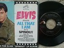 Elvis Presley - Spinout / All That I Am - 47-8941- USA 45 + PS EXCELLENT- 45