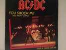 AC/DC You Shook Me / Have A Drink On Me 45 rpm Atlantic French Import 1980 NM