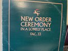 New Order, Ceremony/In A Lonely Place, .45, Vinyl