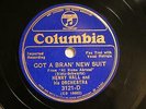JAZZ HENRY HALL ORCHESTRA Got A Bran' New Suit BLACK COLUMBIA 3121  E+